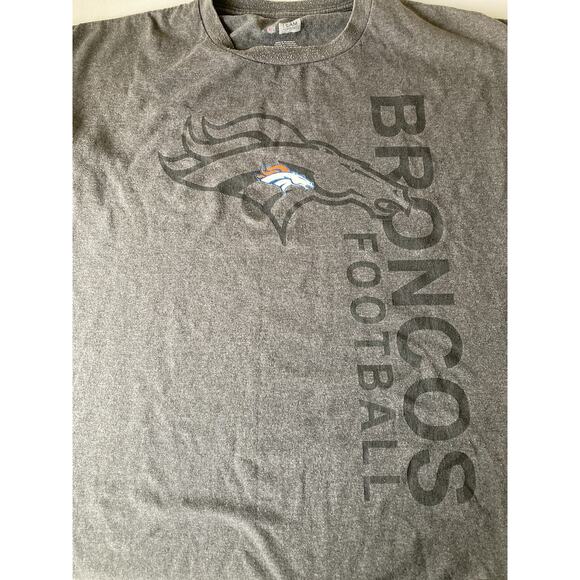 DENVER BRONCOS Shirt Mens Large Black NFL Team Apparel Football Logo - Picture 1 of 4